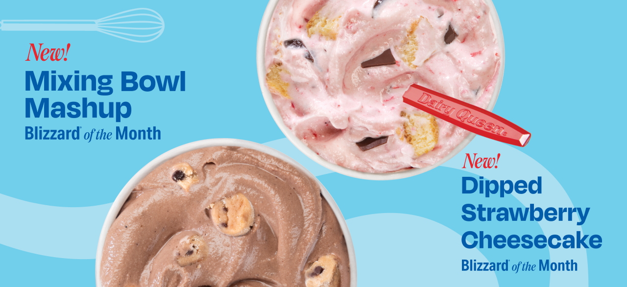 Cinnamon Roll and Pumpkin Pie Blizzard of the Month