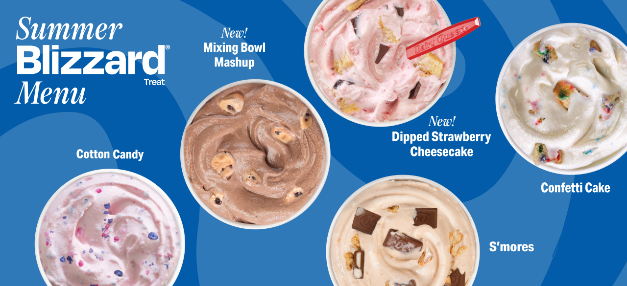 Cinnamon Roll and Pumpkin Pie Blizzard of the Month
