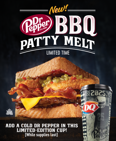 Dr Pepper Patty Melt