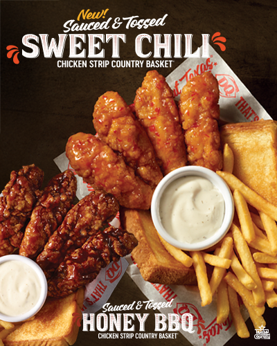 Sauced and Tossed Chicken Strips