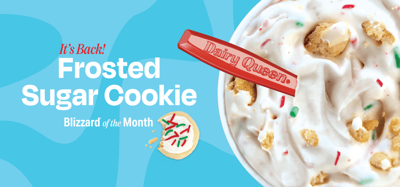 Cinnamon Roll and Pumpkin Pie Blizzard of the Month