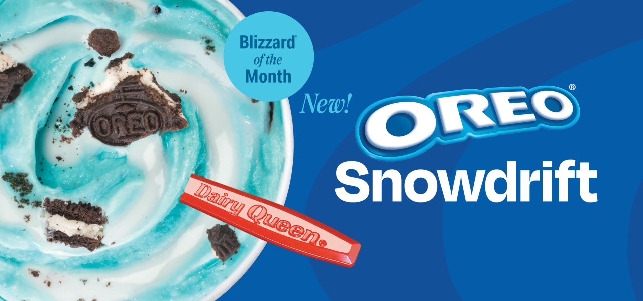 Cinnamon Roll and Pumpkin Pie Blizzard of the Month