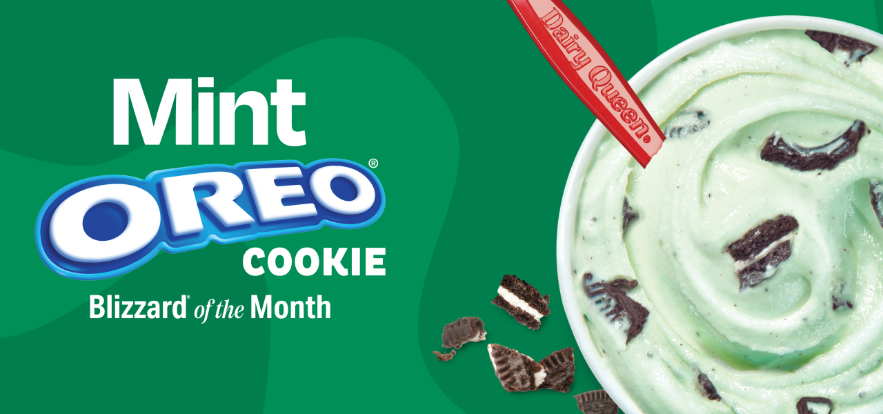 Cinnamon Roll and Pumpkin Pie Blizzard of the Month