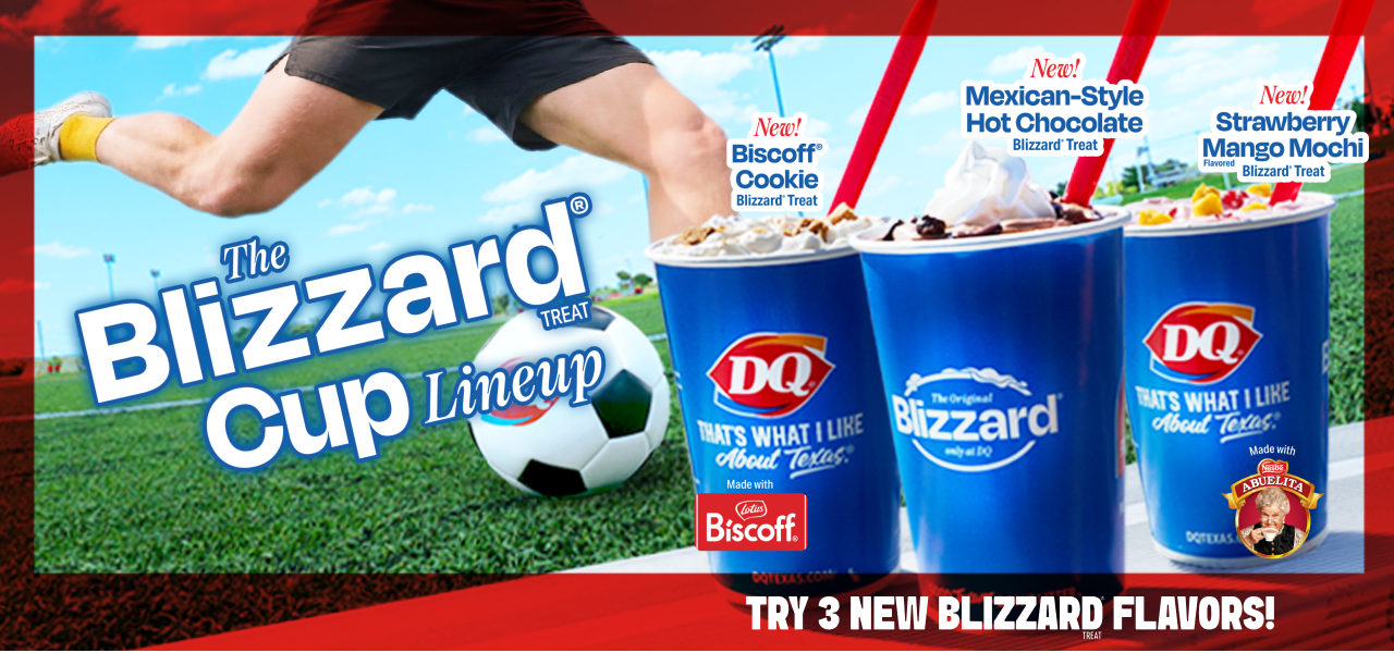 Cinnamon Roll and Pumpkin Pie Blizzard of the Month