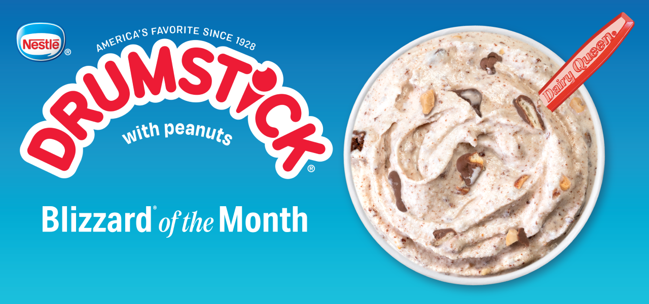 Cinnamon Roll and Pumpkin Pie Blizzard of the Month
