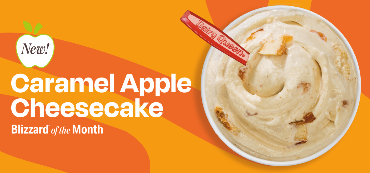 Cinnamon Roll and Pumpkin Pie Blizzard of the Month